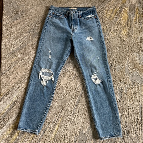 Levi’s premium jeans Wedgie Ankle high rise button fly authentically yours 28 - Picture 2 of 14